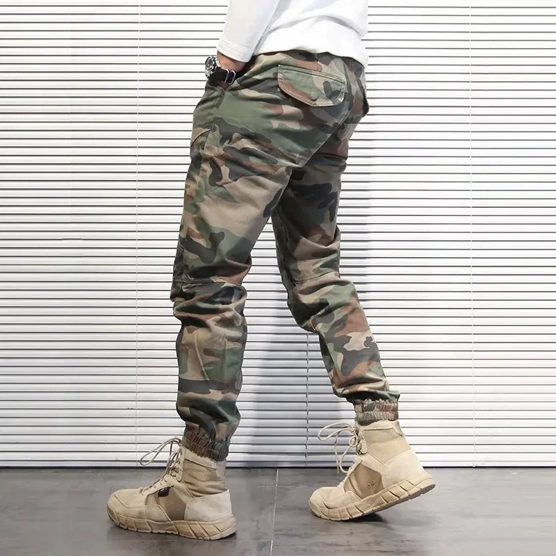 High Quality Men Military Style Ripstop Camouflage Cargo Pants