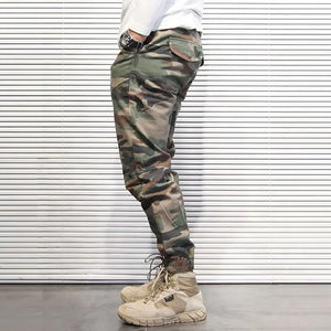 High Quality Men Military Style Ripstop Camouflage Cargo Pants