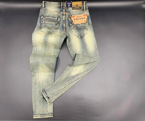 Distressed Denim Rebellious Streetwear Jeans