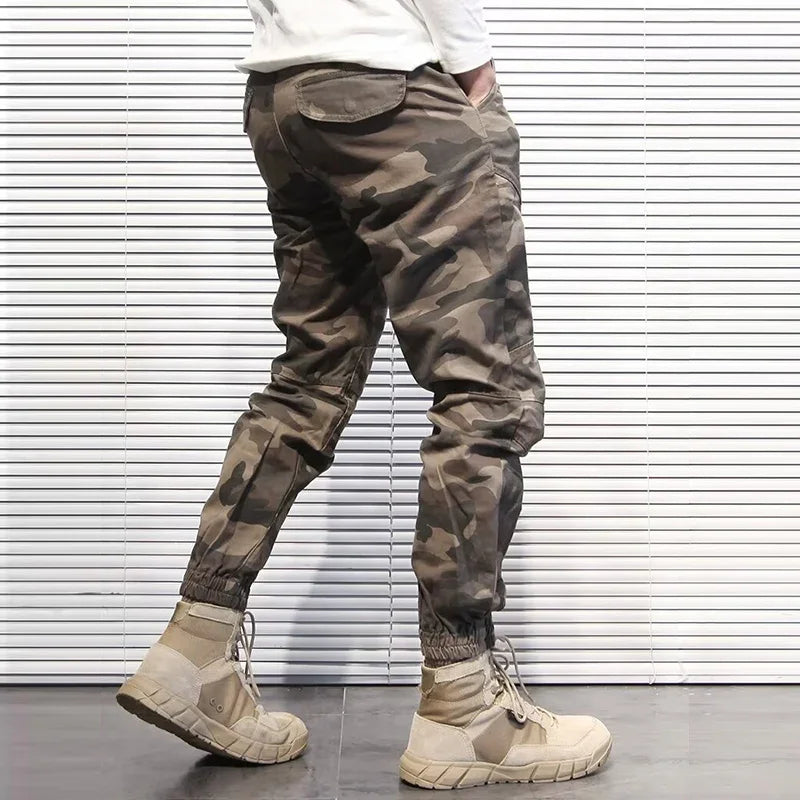 High Quality Men Military Style Ripstop Camouflage Cargo Pants