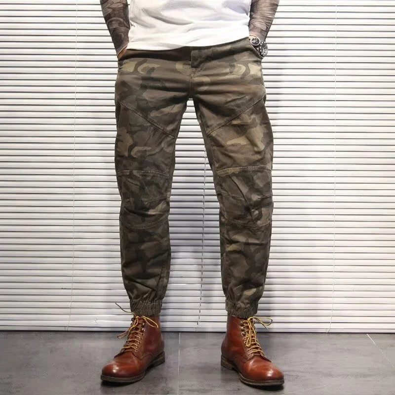 High Quality Men Military Style Ripstop Camouflage Cargo Pants